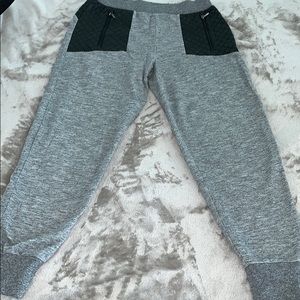Mixed texture jogger